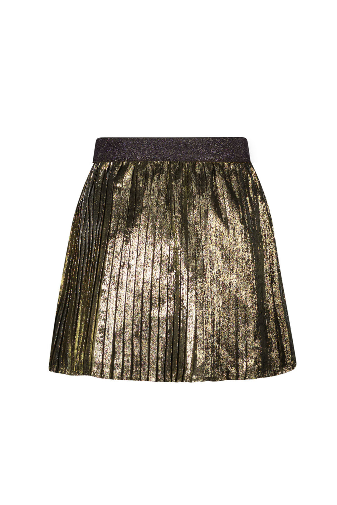 Kids rok Holly Flo plisse in golden woven fabric Gold