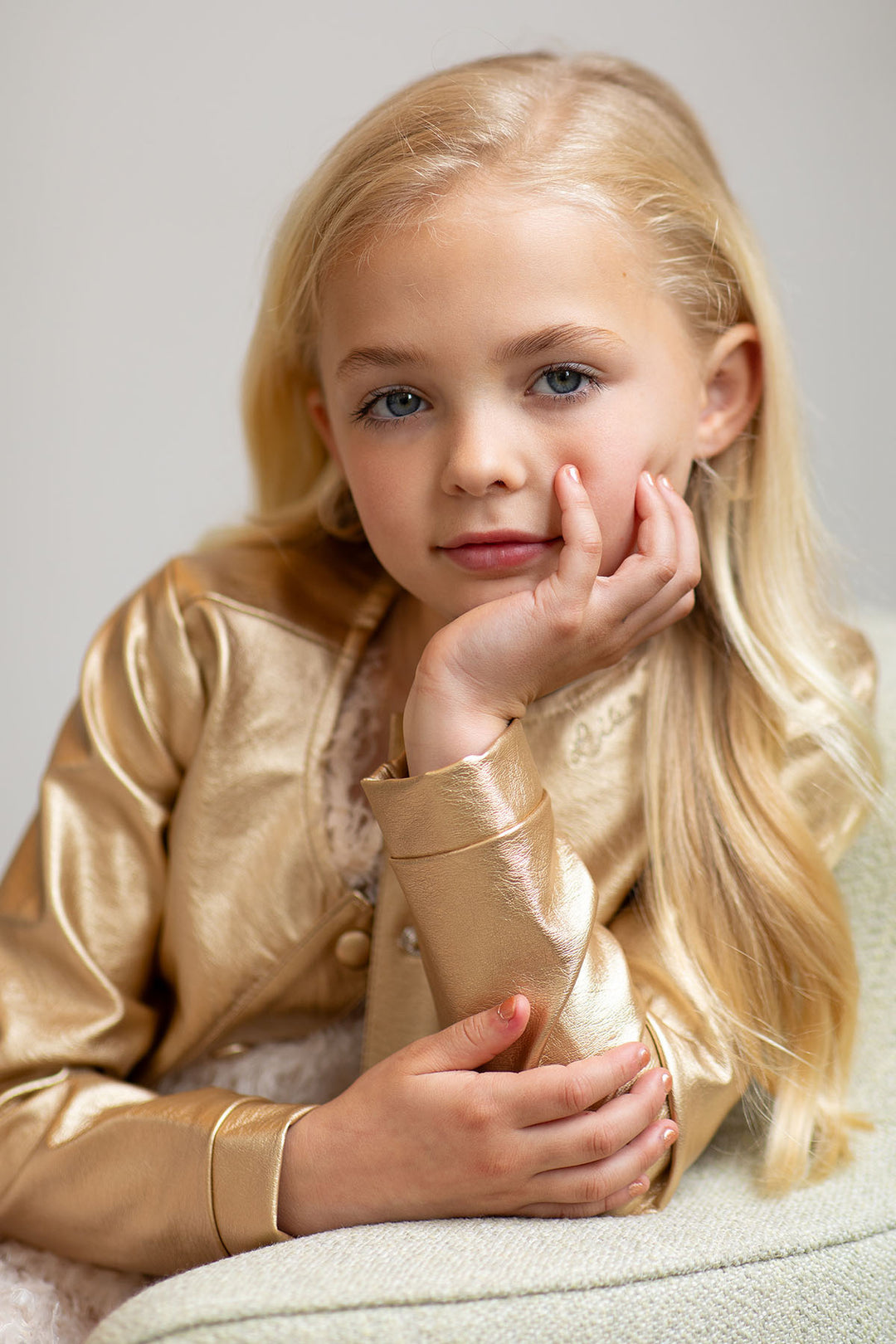 Jasje PU leather Gold