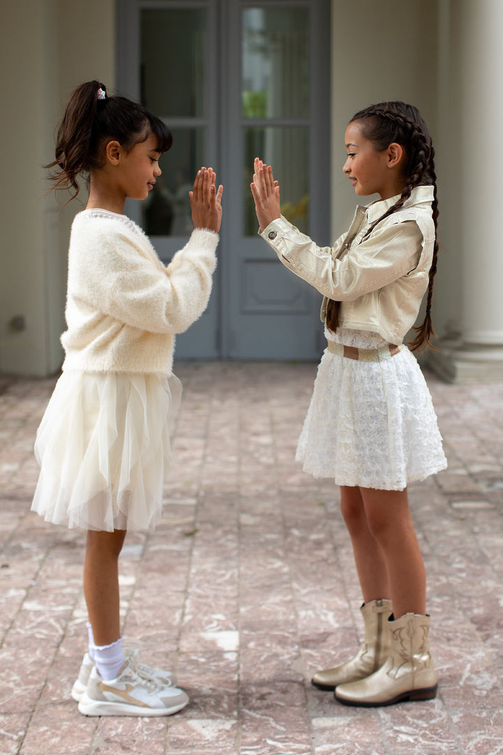 Spijkerjas golden Soft gold