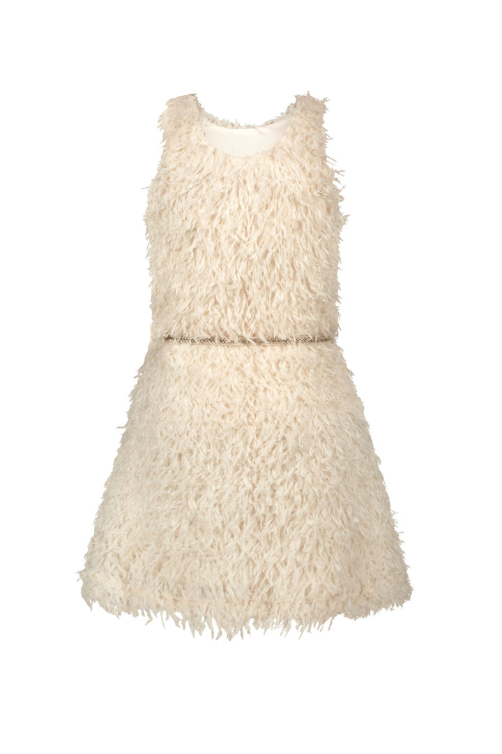 Jurk feather Off white