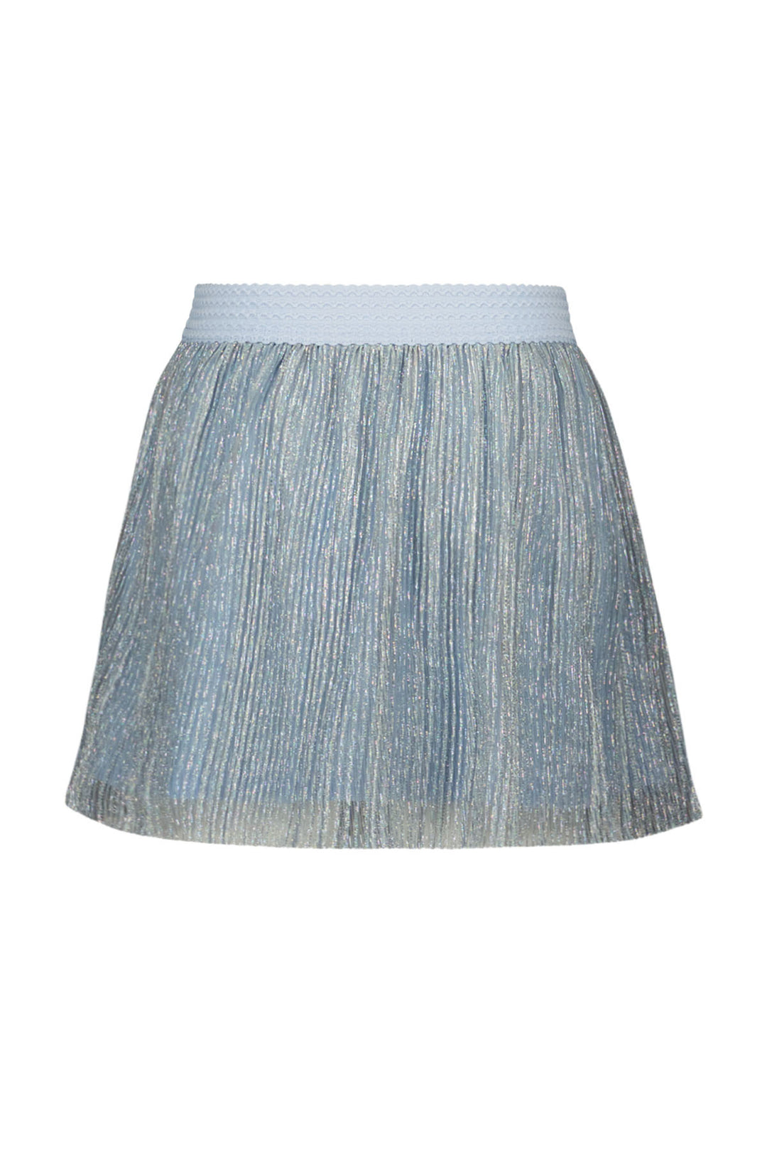 Kids rok Sara Flo girls plisse skirt with jersey lining Ice blue