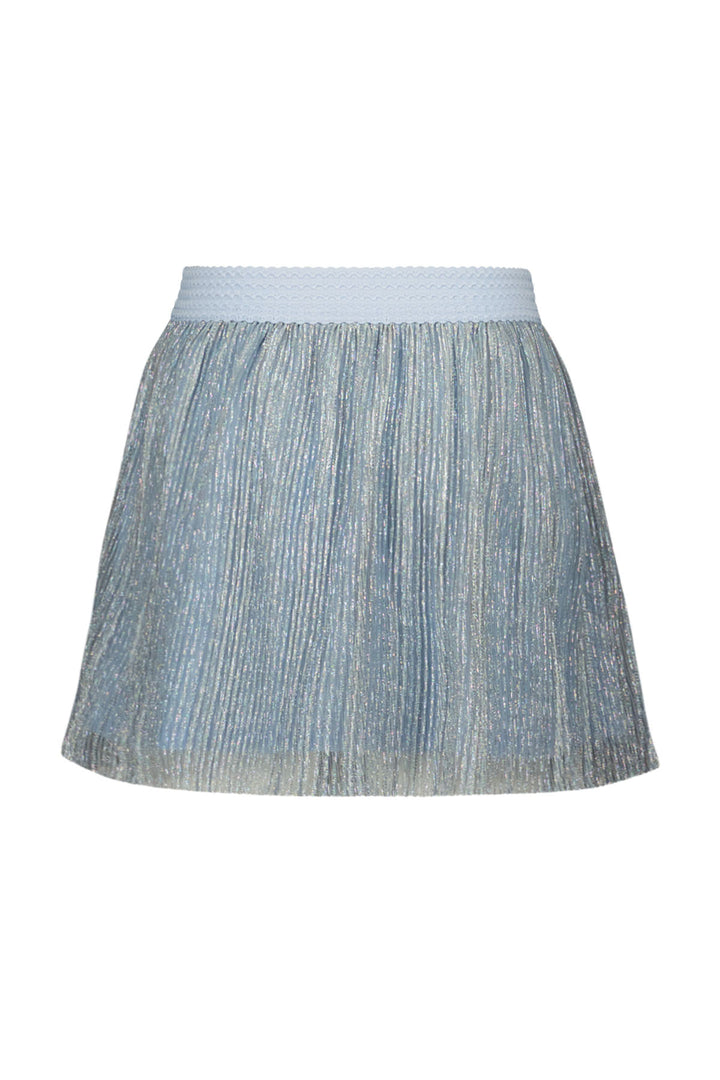 Kids rok Sara Flo girls plisse skirt with jersey lining Ice blue