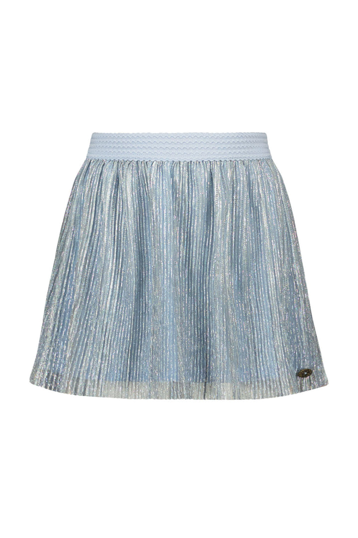 Kids rok Sara Flo girls plisse skirt with jersey lining Ice blue
