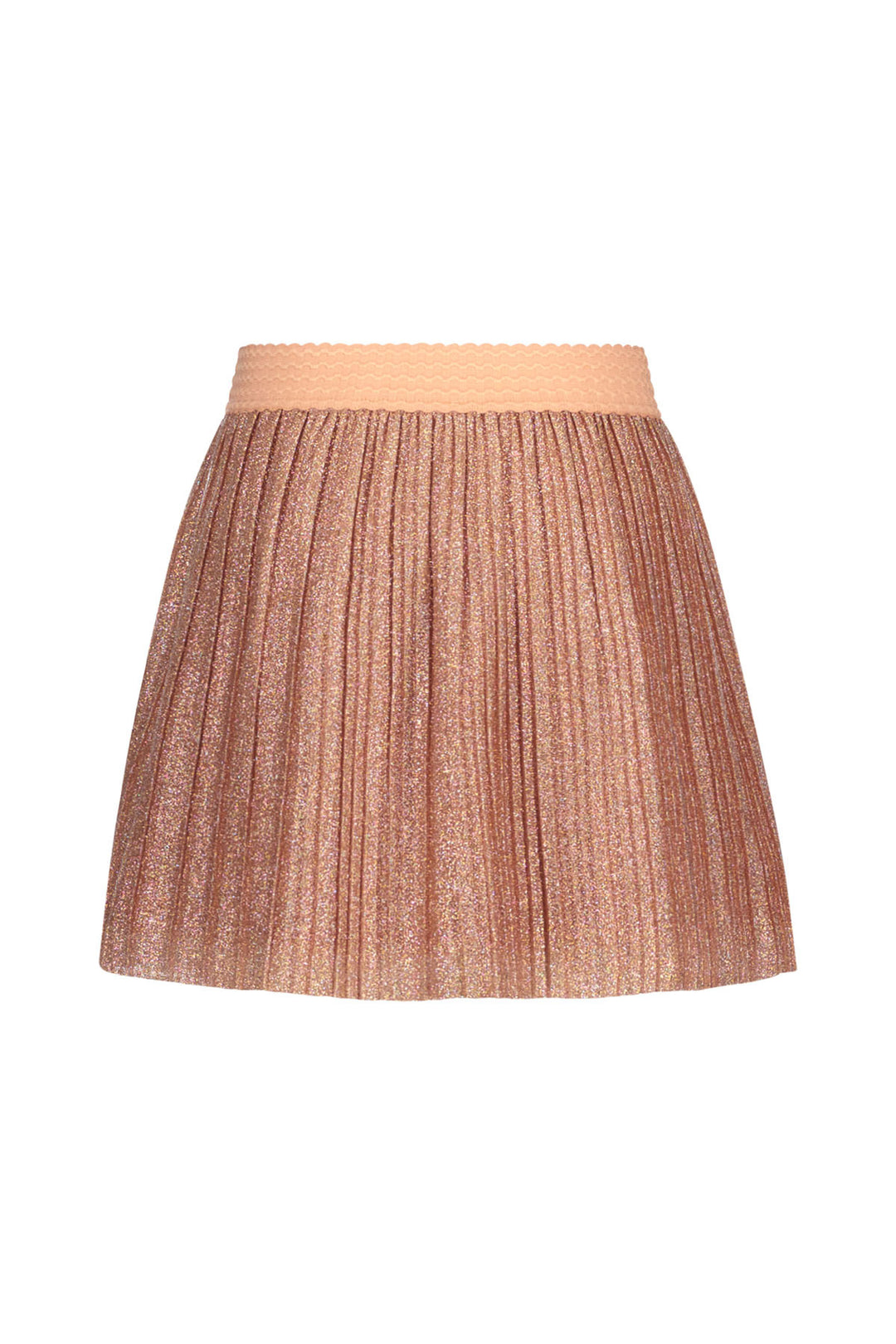 Kids rok Sara Flo girls plisse skirt with jersey lining Soft peach