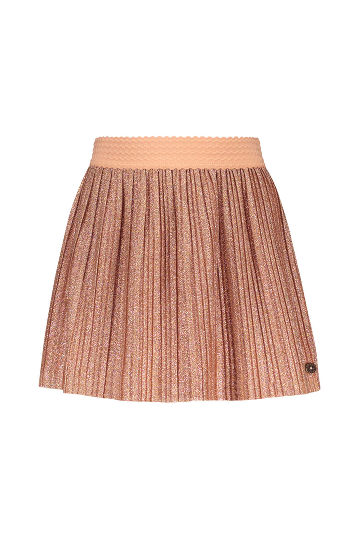 Kids rok Sara Flo girls plisse skirt with jersey lining Soft peach