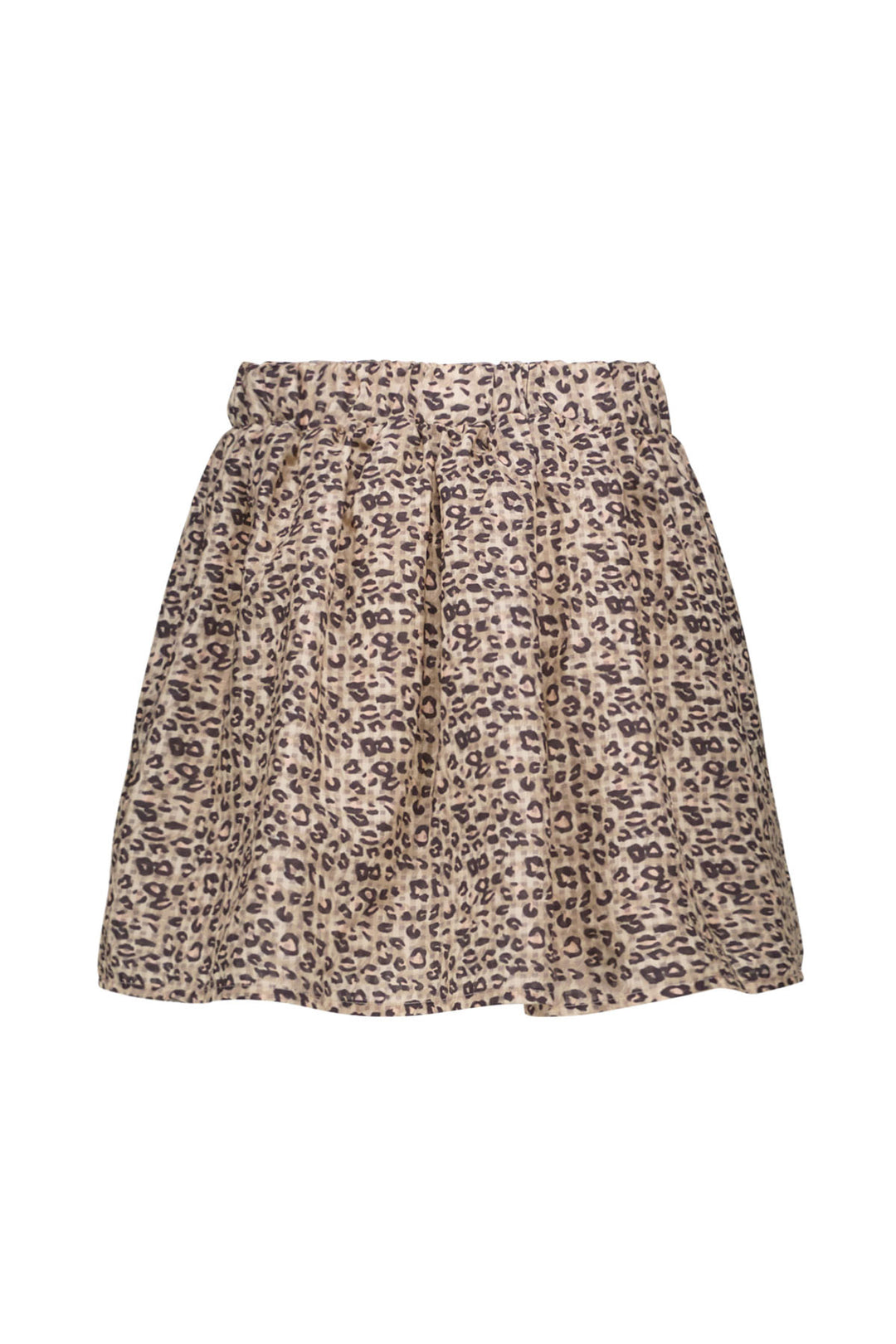 Kids rok Sophie Flo girls skirt with buttons peachy leopard