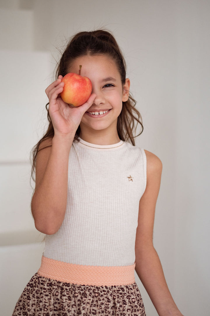 Kids jurk Moon Flo girls rib sleeveless top with skirt Kit