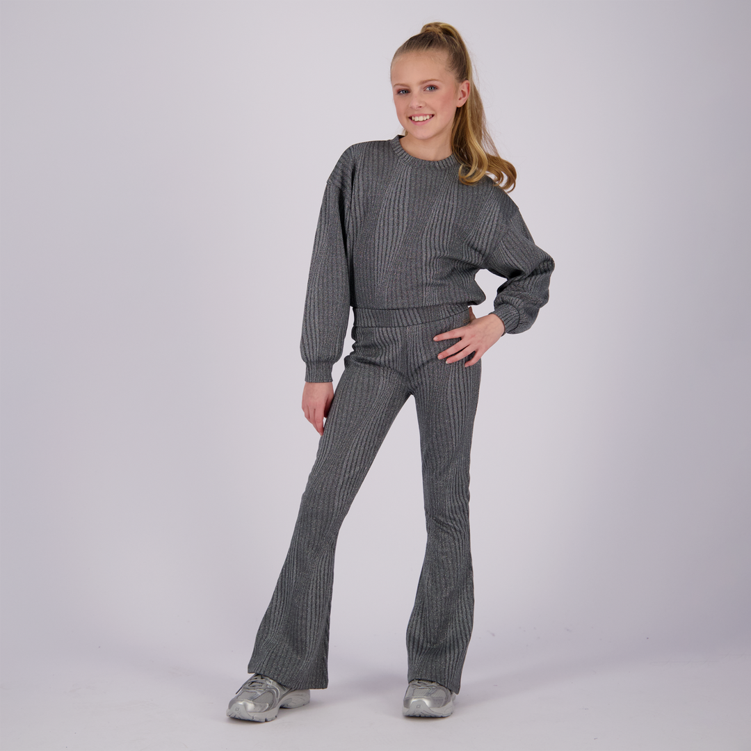 Broek Sarie Grey rock Flare