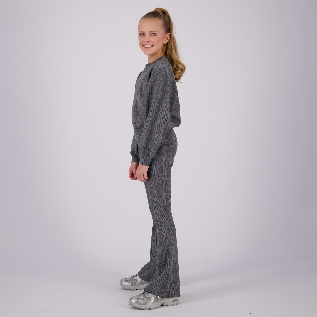 Broek Sarie Grey rock Flare