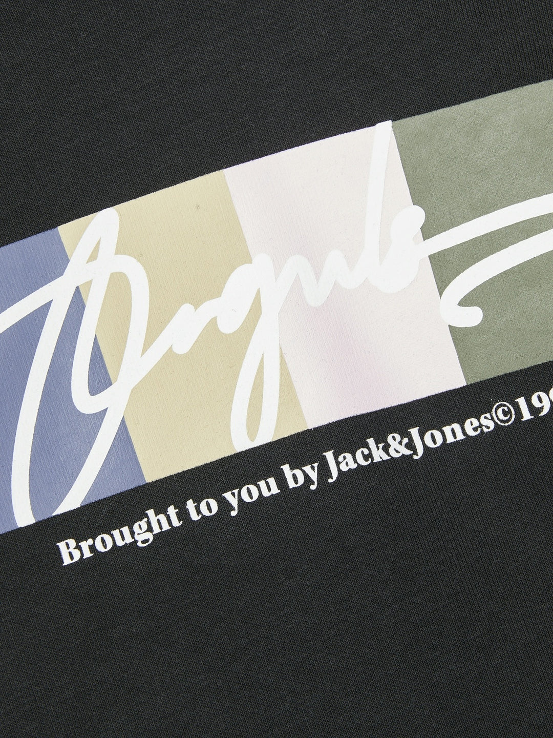 Trui PORTLAND BLOCK Black Standard Fit