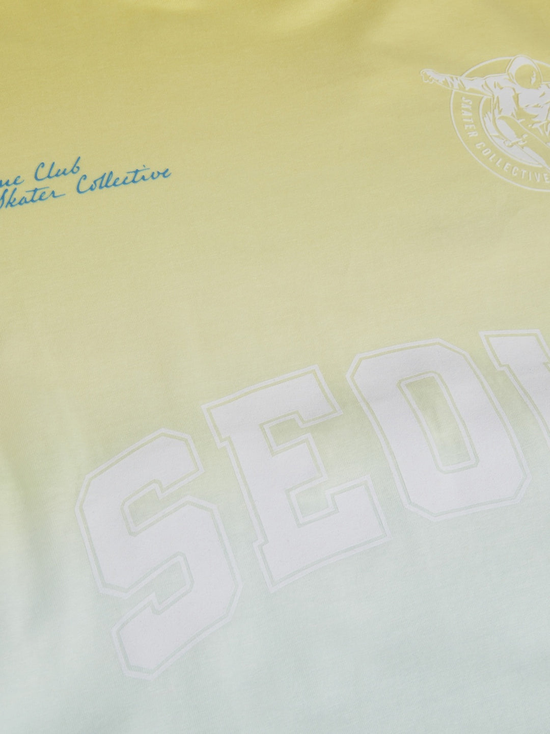 T - Shirt OCSC DIPDYE Lemon Verbena Volume Fit