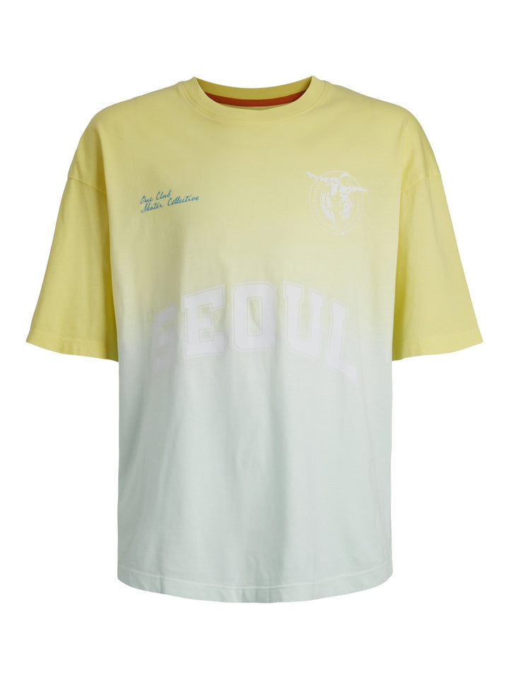 T - Shirt OCSC DIPDYE Lemon Verbena Volume Fit