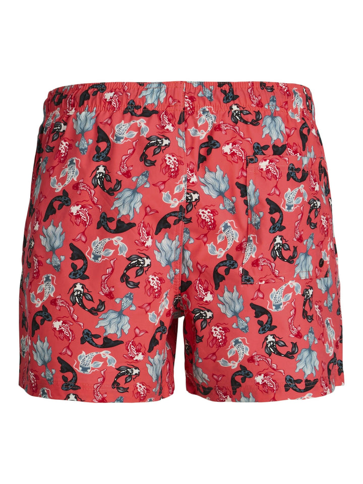 Kids zwemshort MAUI NOVELTY Hot Coral_Regular Fit
