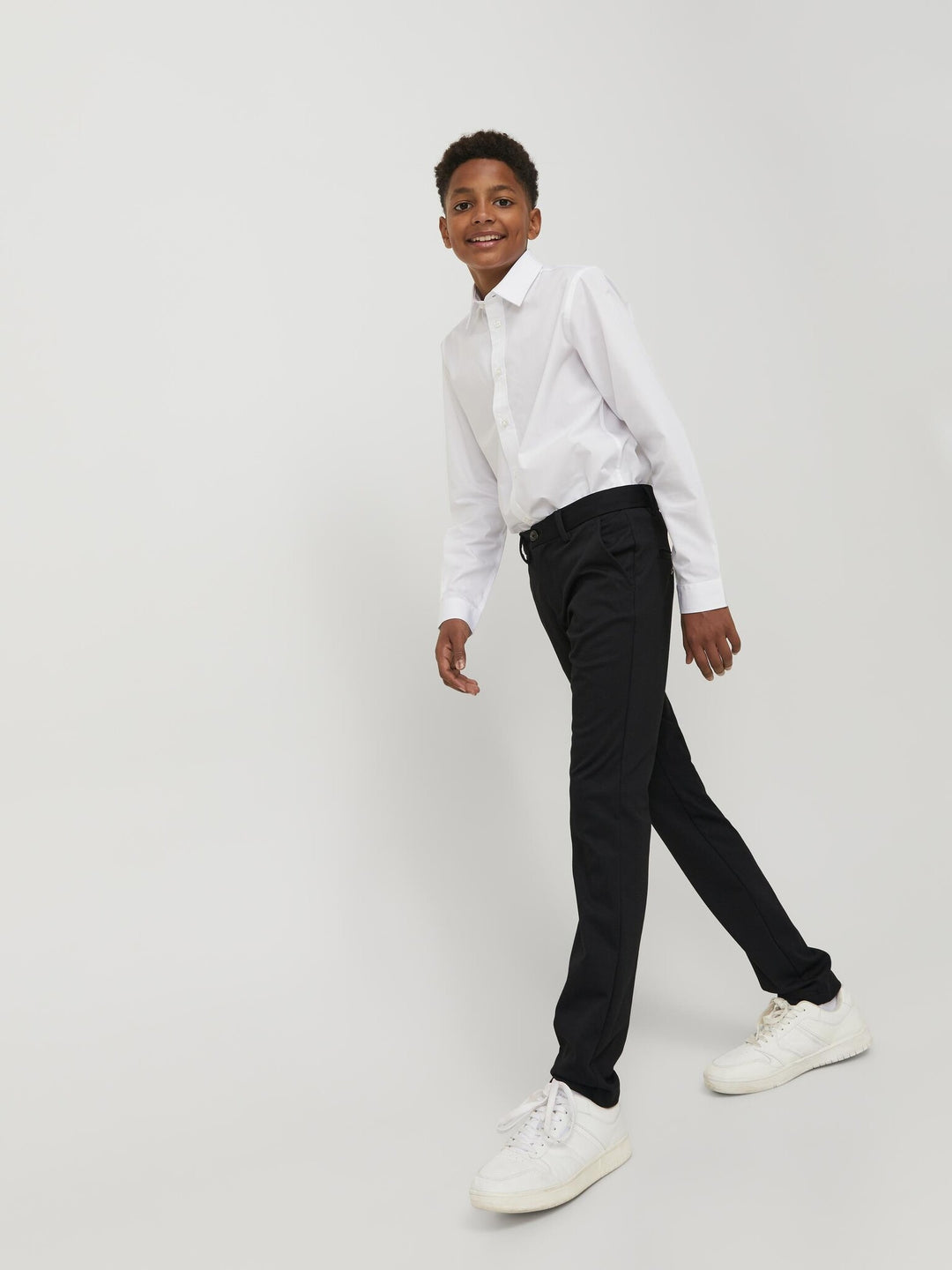 Chino MARCO COOPER Schwarz Slim Fit