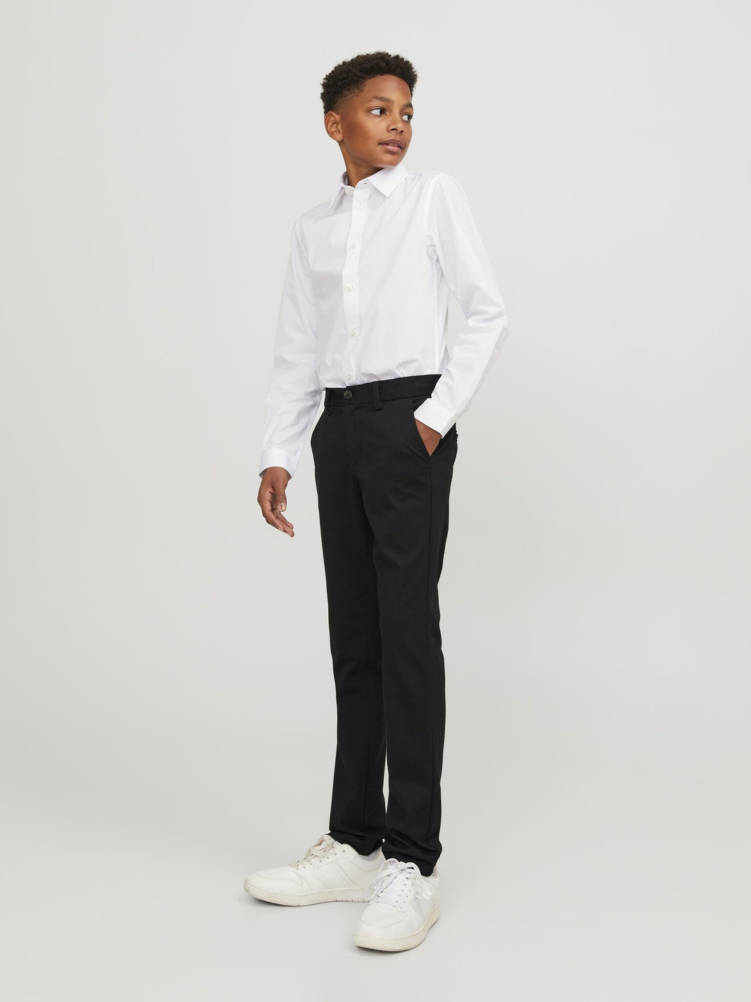 Chino MARCO COOPER Schwarz Slim Fit