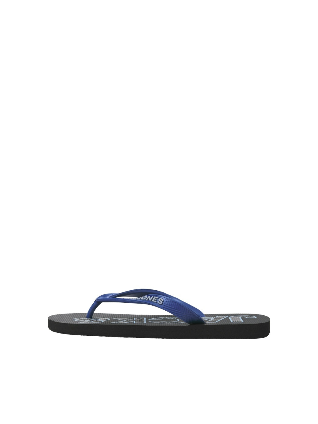 Slippers LOGO PALM PRINT Anthracite NAUTICAL BLUE