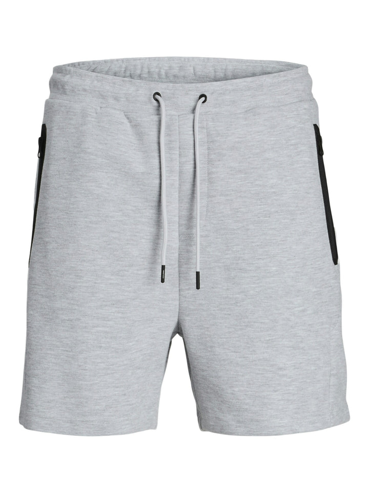 Kids short GORDON Light Grey Melange_Slim Fit