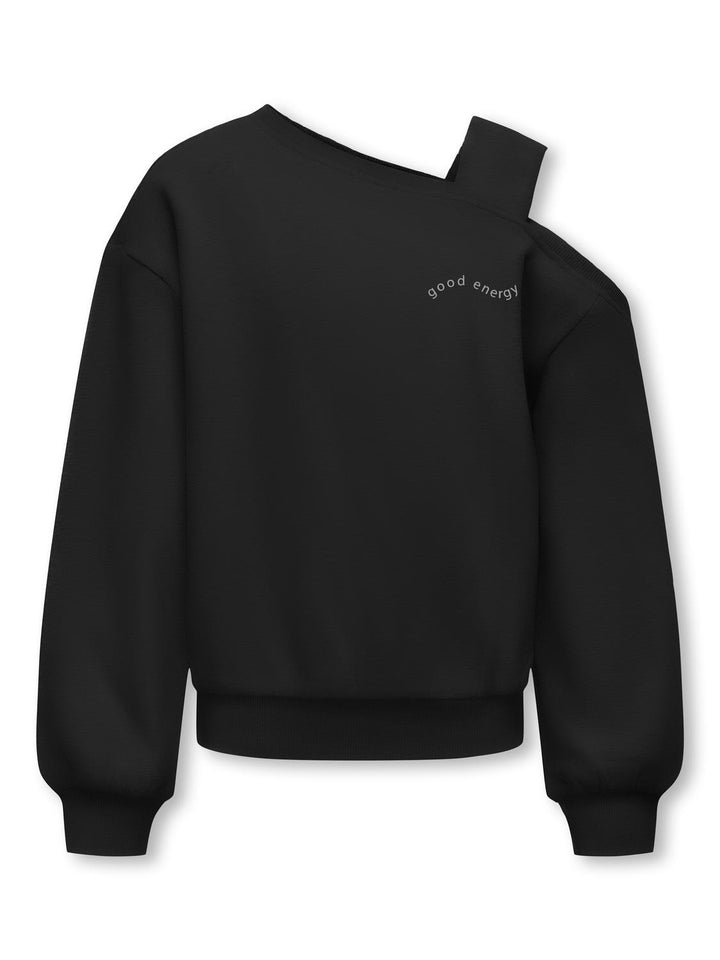 Kids trui SEEMA Black Good Energy Loose Fit