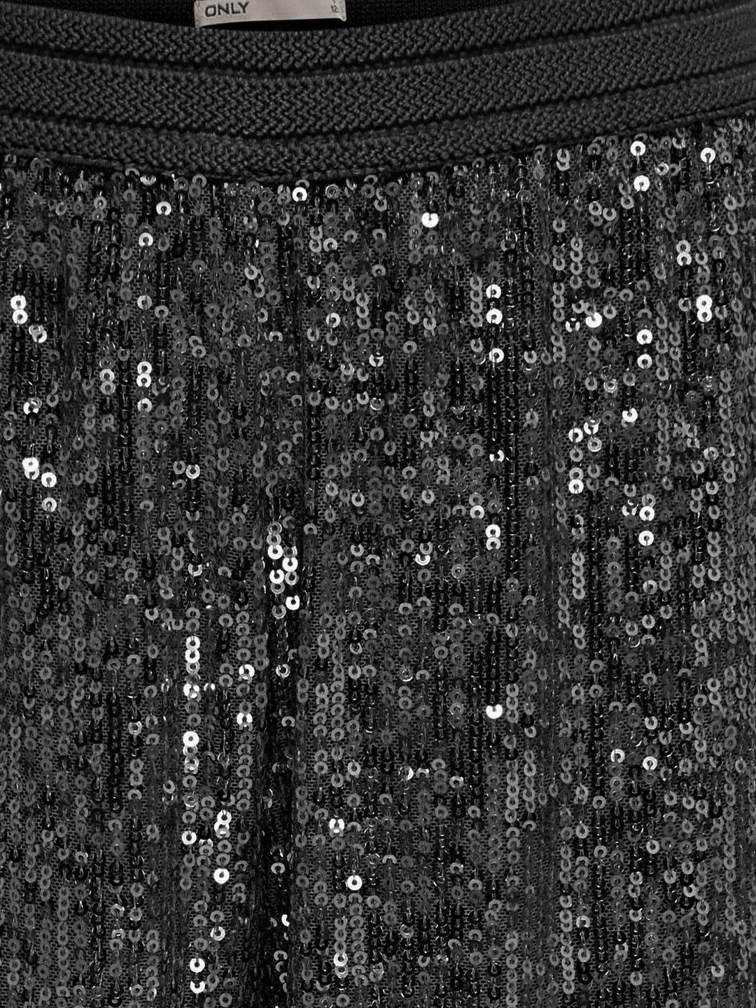 Kids broek FRANSA Black DTM Sequins Straight Fit