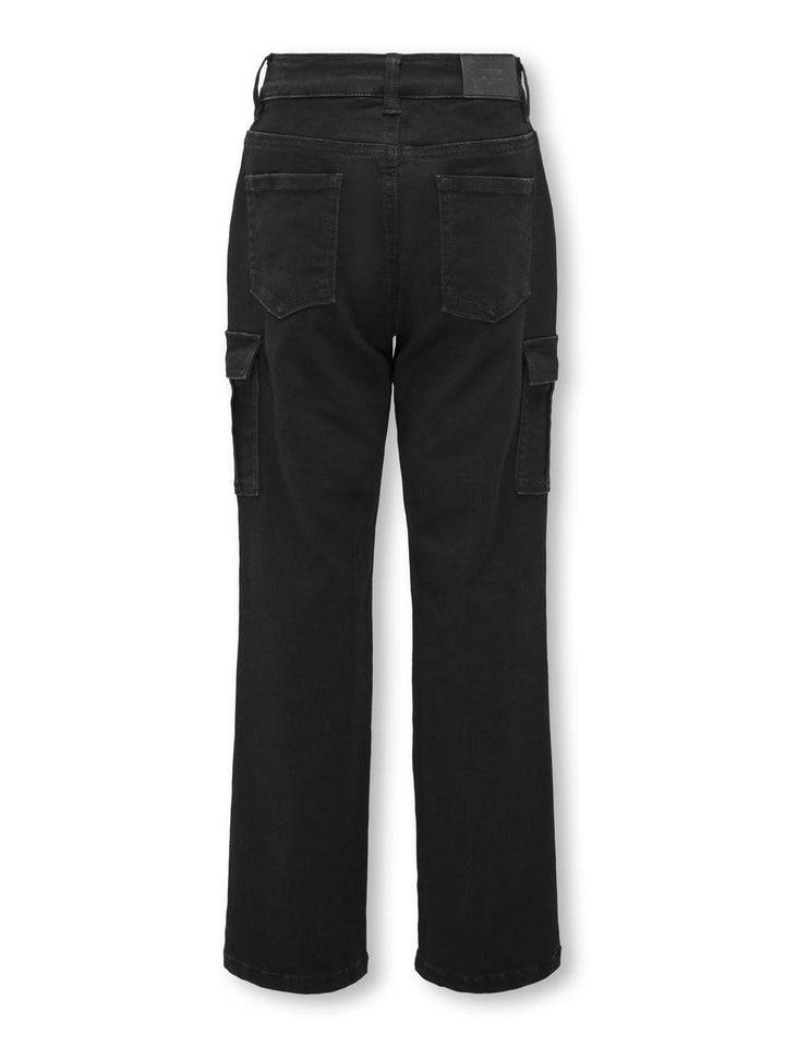 Kids spijkerbroek SAFARI Black Denim Straight Fit