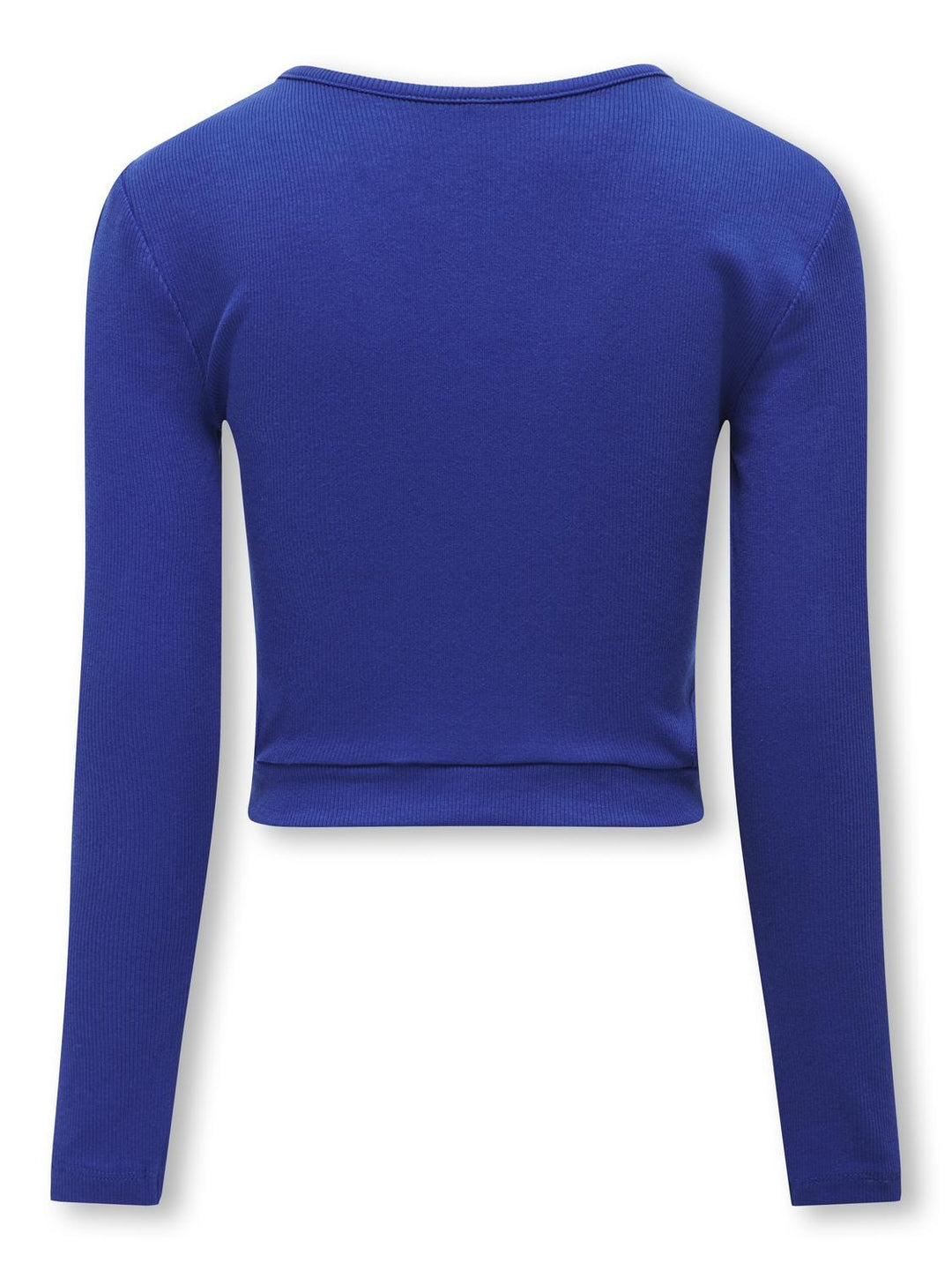 Kinder Langarmshirt NESSA Sodalite Blue Seitlicher Ausschnitt Enganliegend