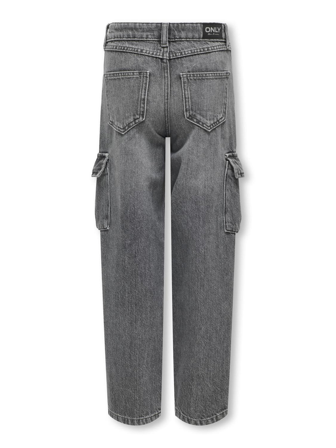 Kinderjeans HARMONY Dunkelgrau Denim Weitbein Passform