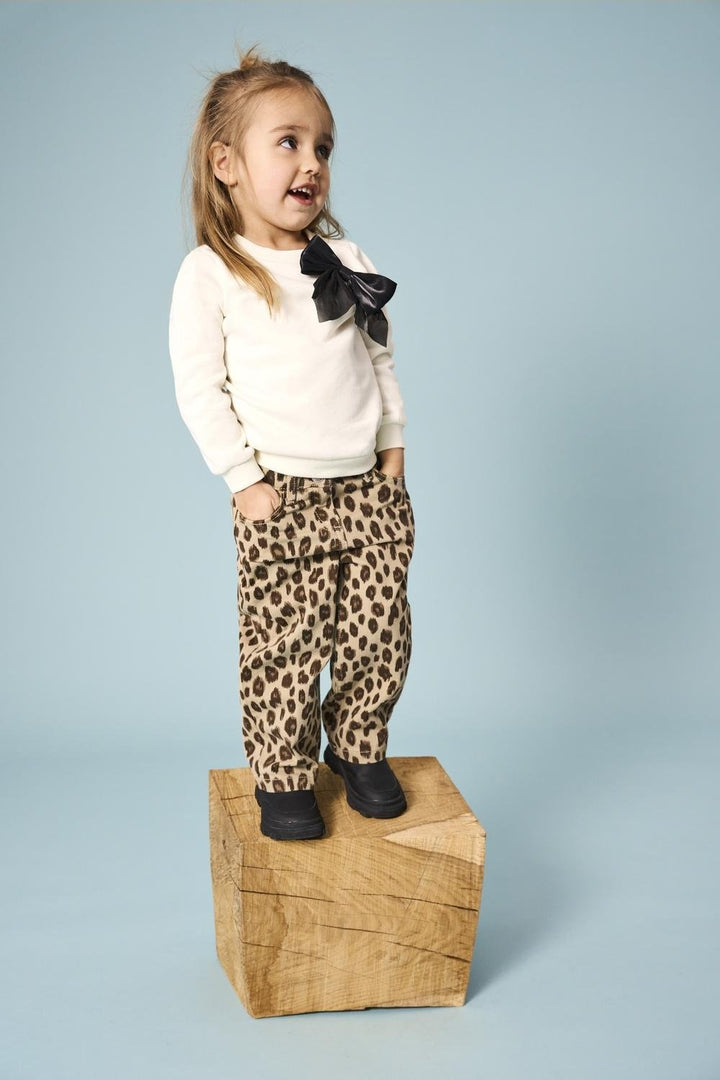 Mini Hose LEO Beige Leo Weitbein Passform