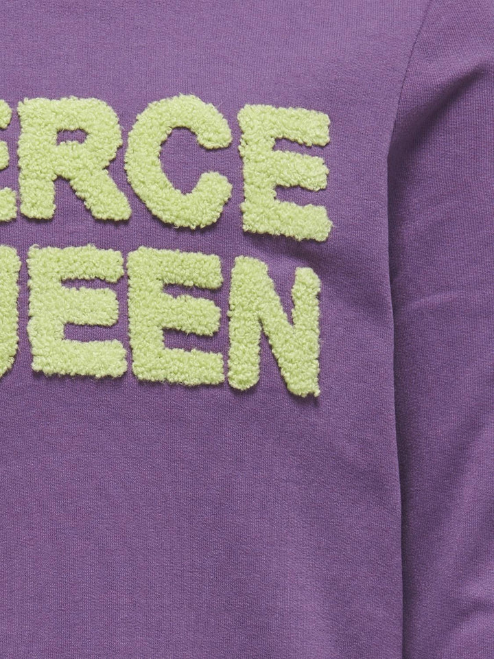 Kids trui AMELIE Crushed Grape Fierce Regular Fit