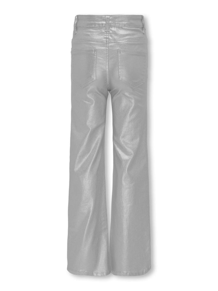 ONLY kids broek JUICY Silver Wide Leg Fit