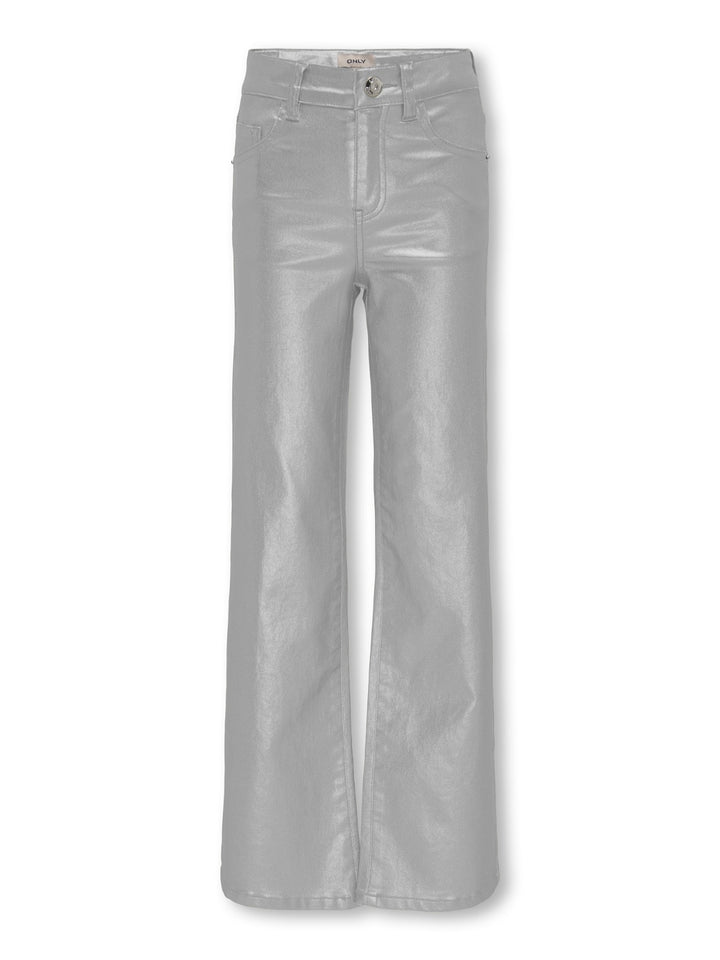 ONLY kids broek JUICY Silver Wide Leg Fit