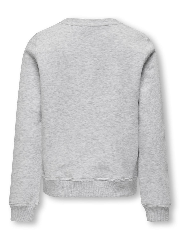 Kids trui SANNE Light Grey Melange Beat Regular Fit