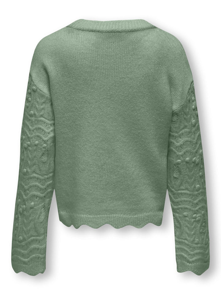 Kids trui GENOVA Hedge Green Volume Fit