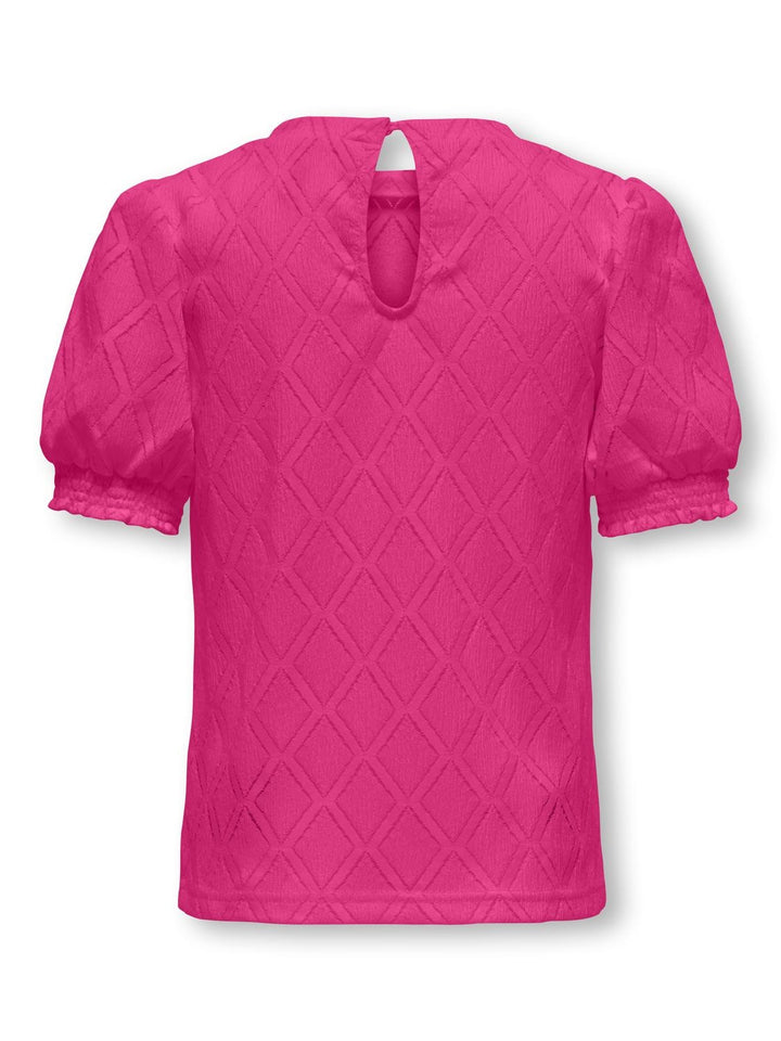 Kids T - shirt ANN Fuchsia Purple Regular Fit