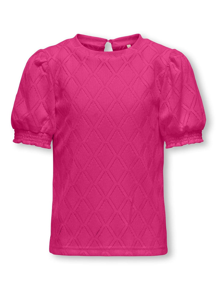 Kids T - shirt ANN Fuchsia Purple Regular Fit