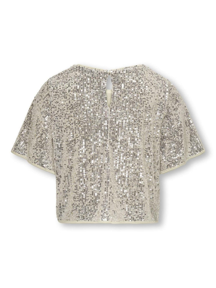 Kinder T-Shirt FRANSA Moonbeam DTM Pailletten Oversize Passform