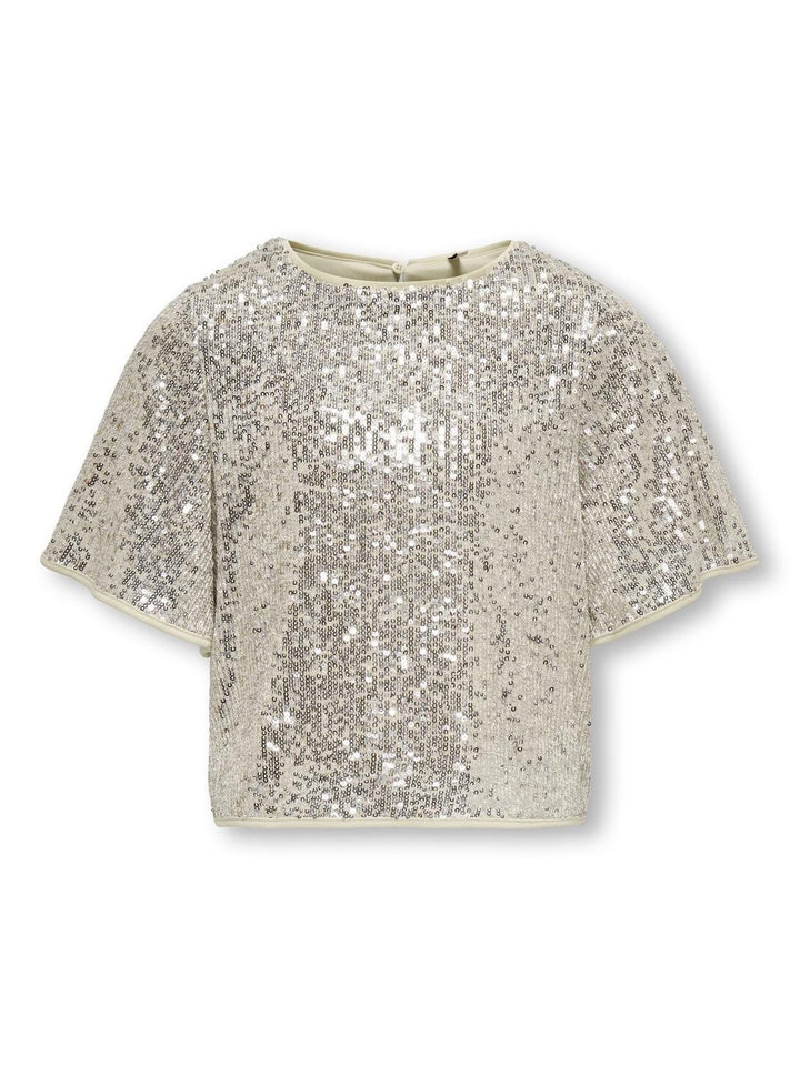 Kinder T-Shirt FRANSA Moonbeam DTM Pailletten Oversize Passform