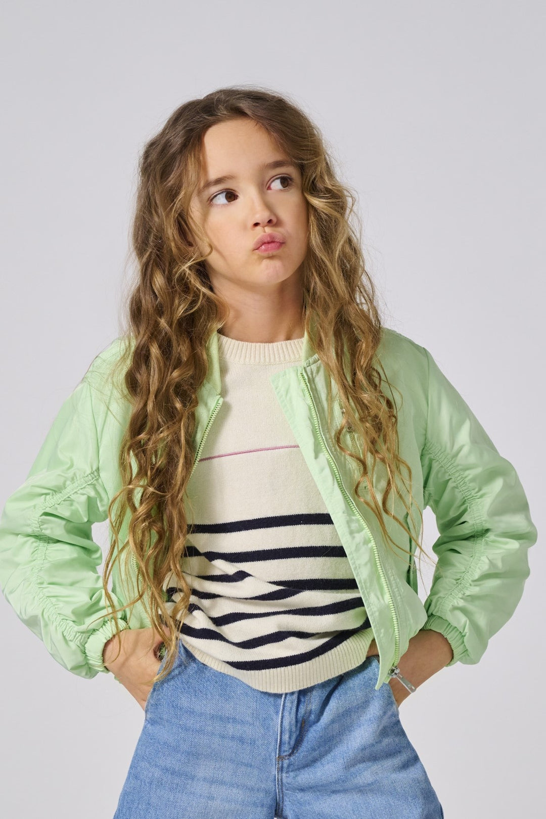 Kinder Sommerjacke MINNA Patina Grün