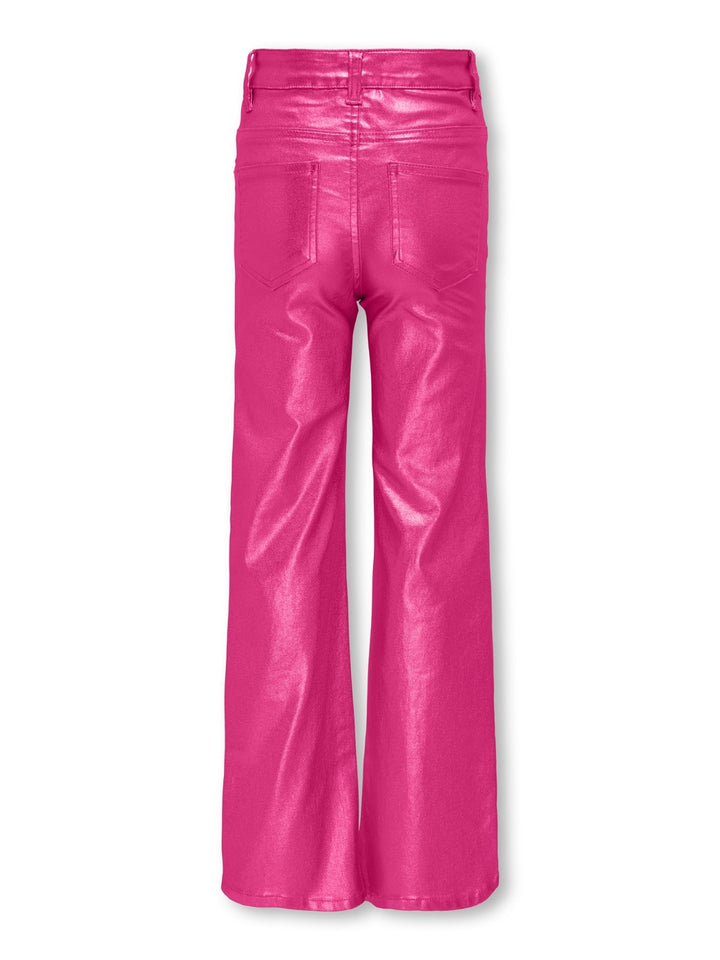 Kids broek JUICY Fuchsia Purple Wide Leg Fit