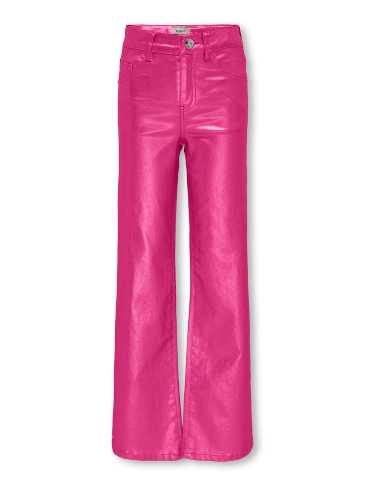 Kids broek JUICY Fuchsia Purple Wide Leg Fit