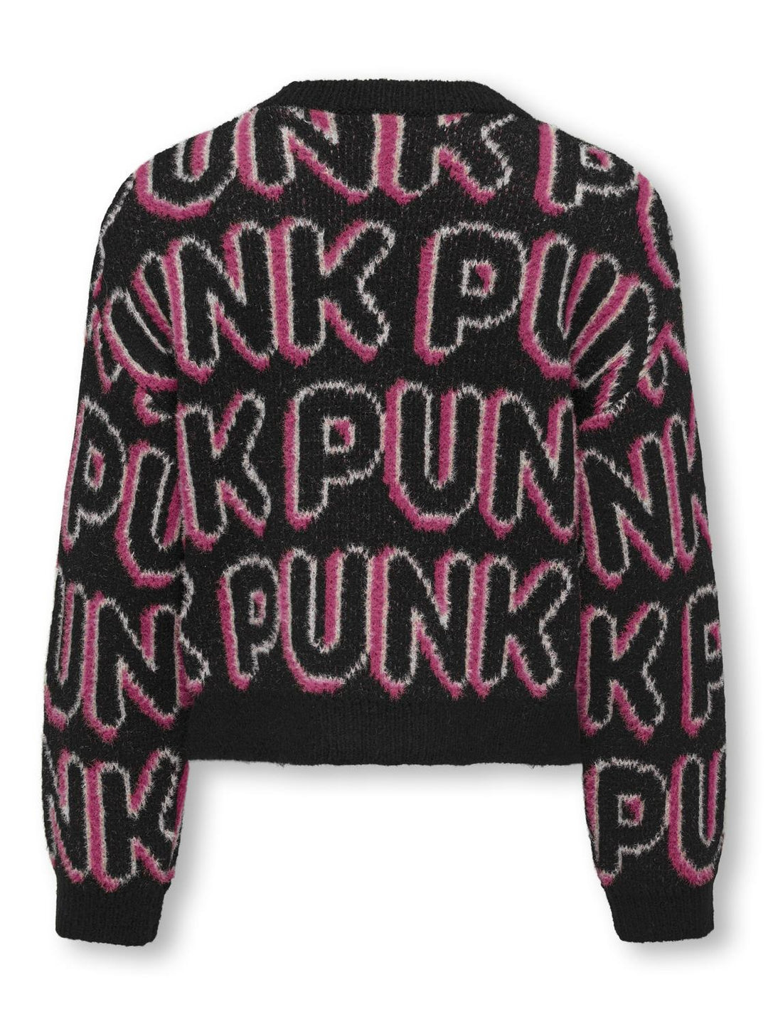 Kids trui PUNK Black Confetti/Granita Regular Fit