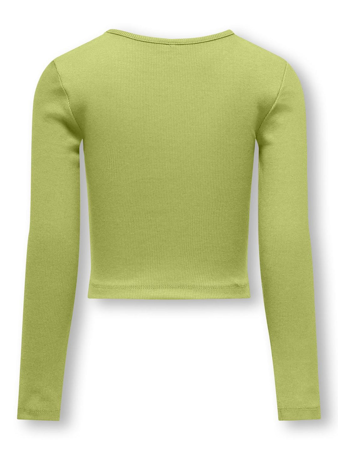 Kids longsleeve NESSA Celery Green Shoulder Cut Out Tight Fit
