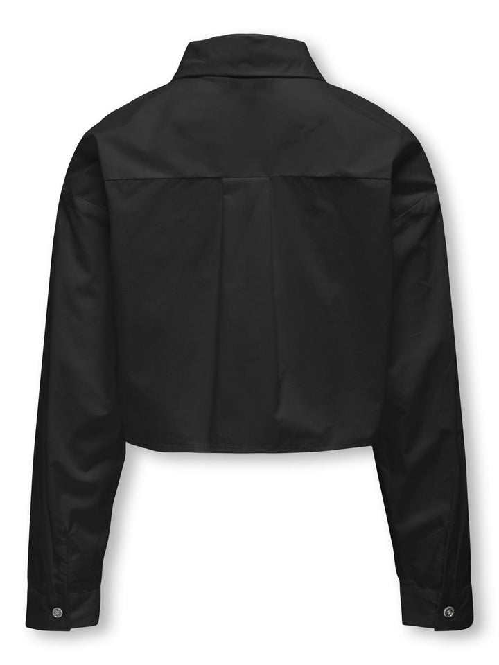 Kids blouse HILDA Black Rhinestones Regular Fit