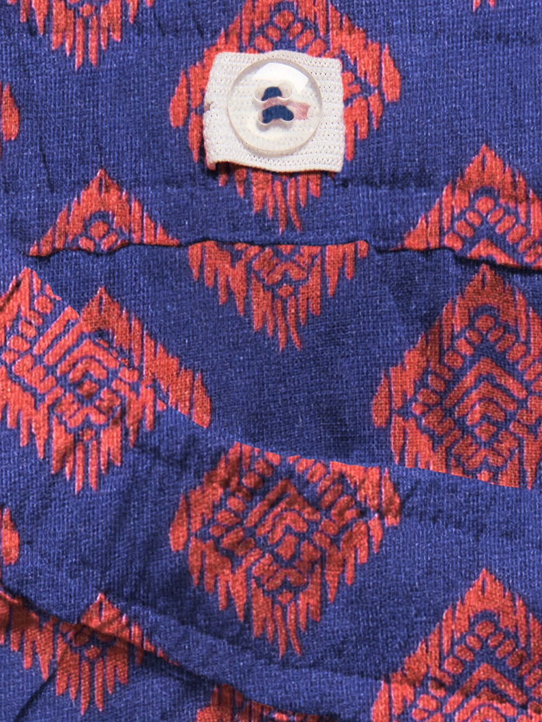 Kinder-Shorts SALLI Mazarine Blau Dubarry Quadrate Regular Fit