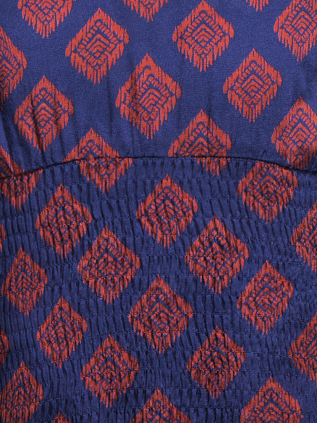 Kinder Langarmshirt SALLI Mazarine Blau Dubarry Quadrate Enganliegend