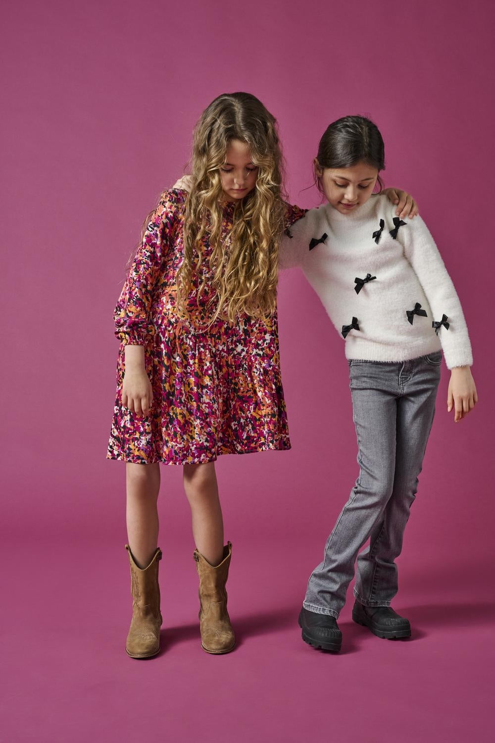 Kinderjeans CHARLIE Grau Denim Flared Fit