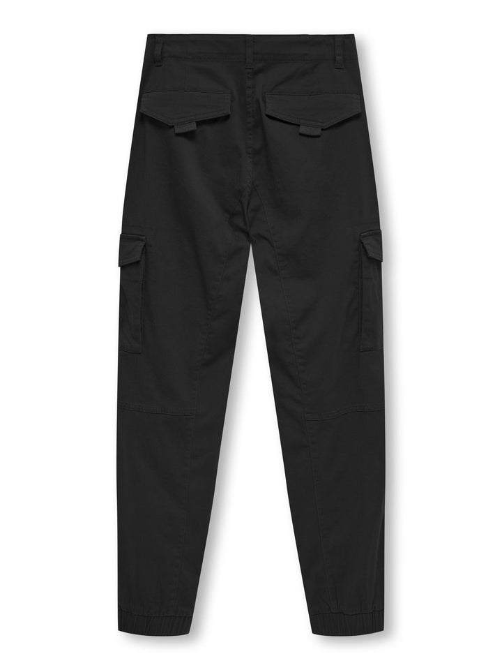 Broek MAXWELL Black Cargo Fit