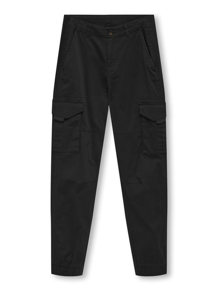 Broek MAXWELL Black Cargo Fit