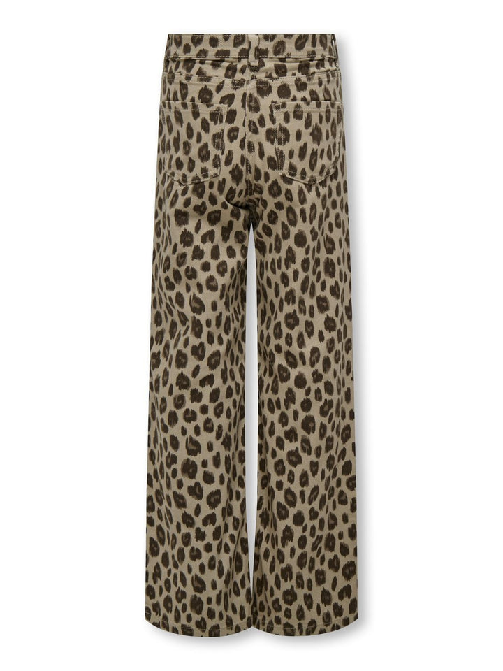 Kinderhose LEO Beige Leo Weitbein Passform