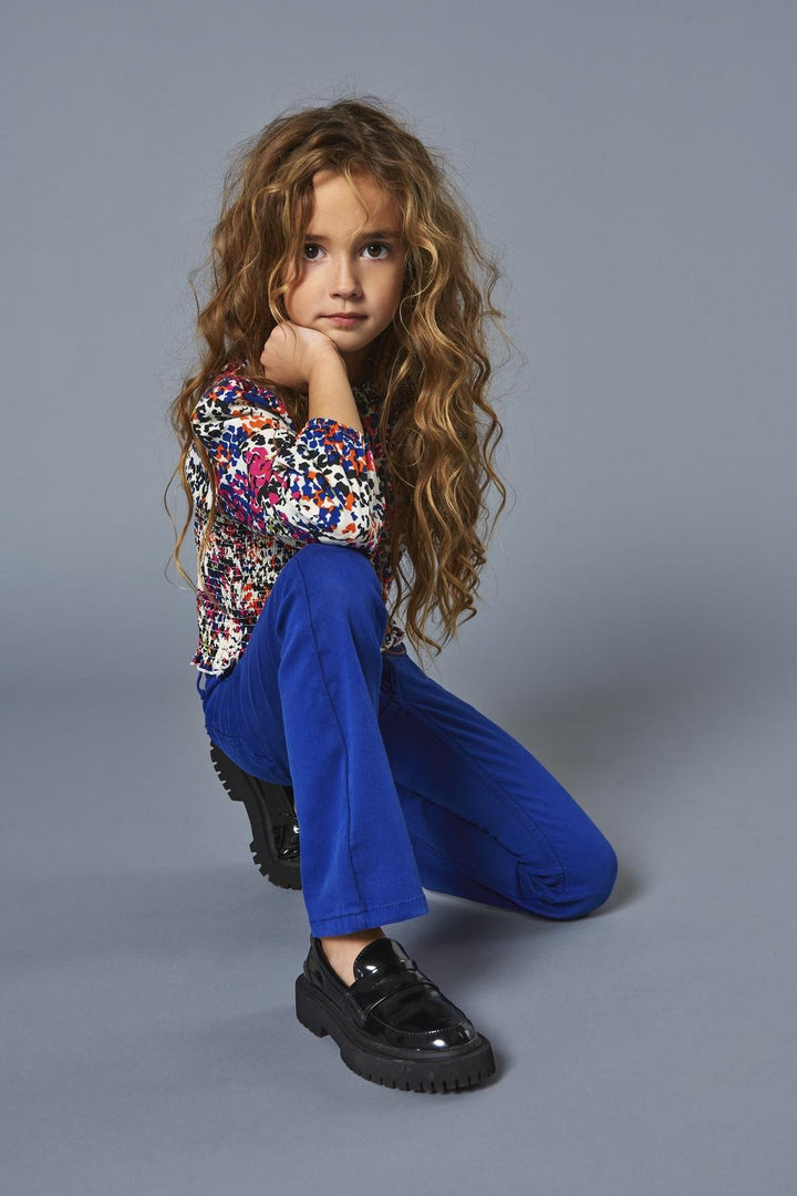 Kids broek ANNE Sodalite Blue Flared Fit