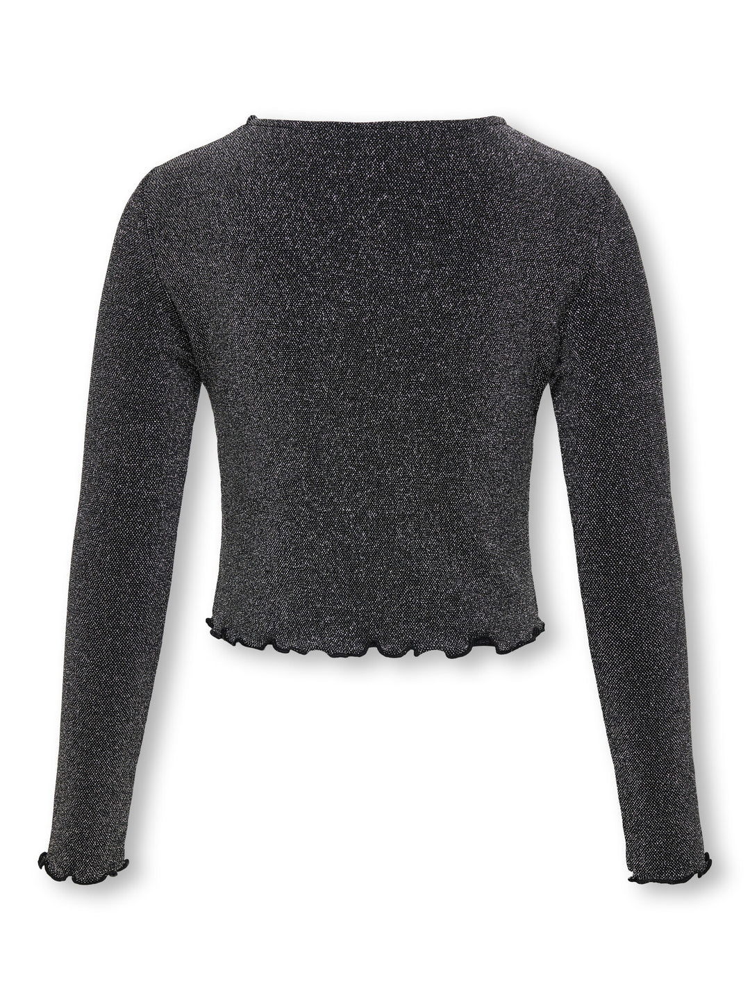 Kids longsleeve QUEEN Black W. Silver Regular Fit